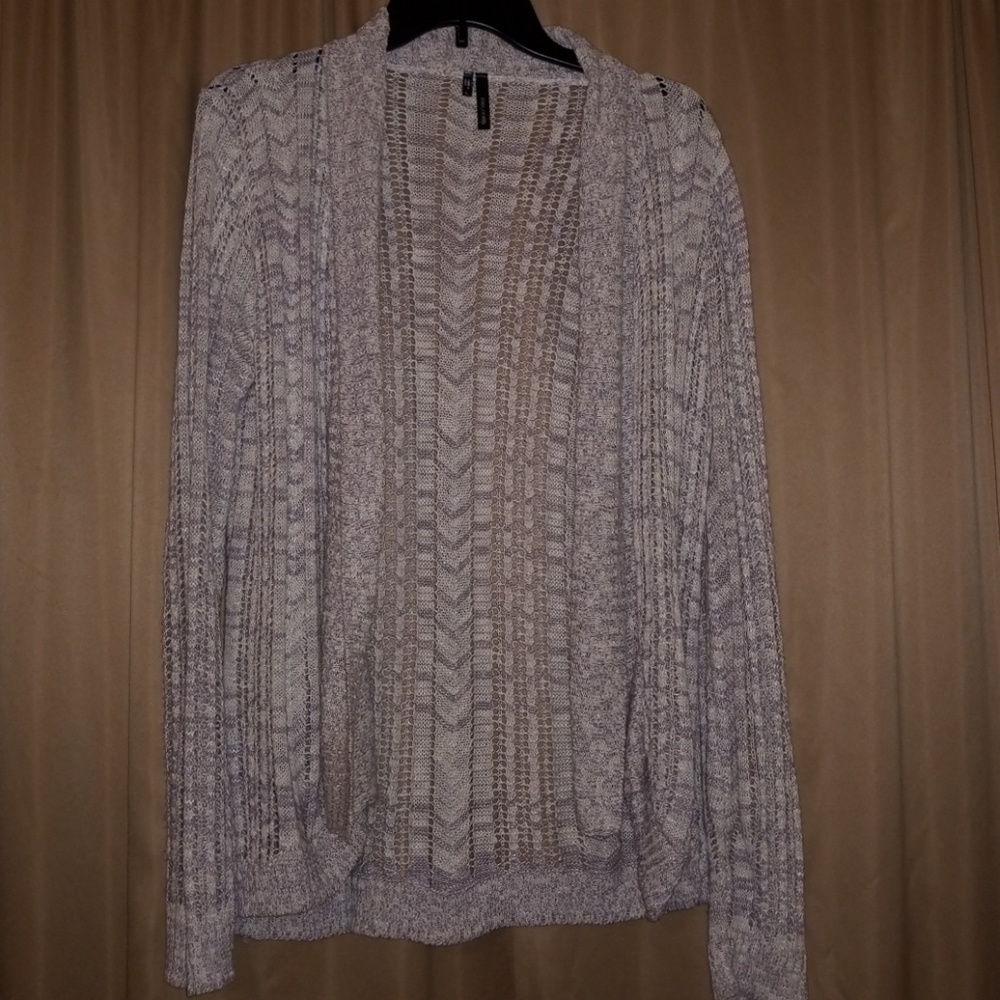 Knit cardigan sweater